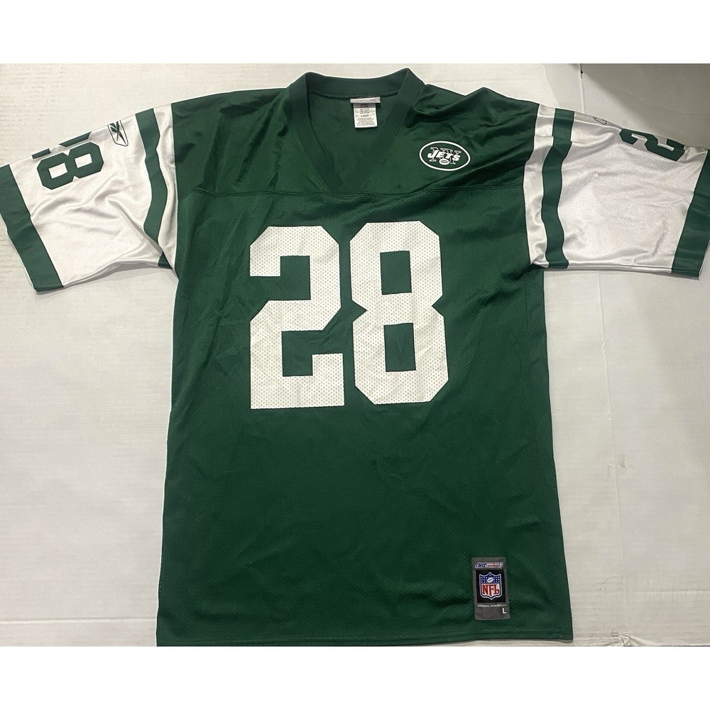 REEBOK  NFL  AUTHENTIC TEAM REPLICA NY JETS - MARTIN 28 - SIZE LARGE